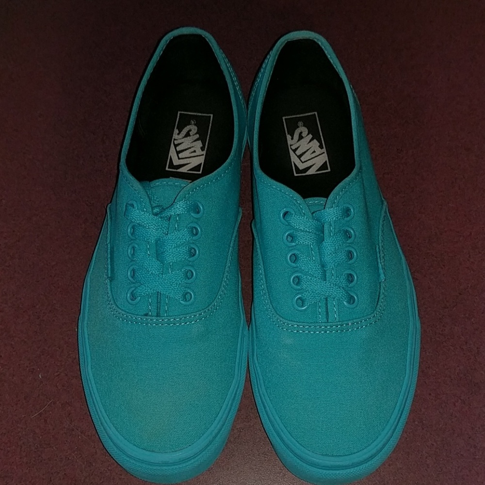 Turquoise Authentic Vans